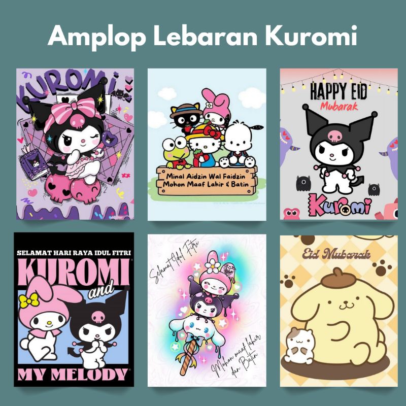 

Amplop Kuromi Amplop Lebaran Sanrio