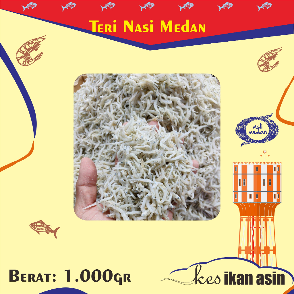 

KES IKAN ASIN | TERI NASI MEDAN | IKAN ASIN ASLI MEDAN | TERI NASI UKURAN SEDANG | BERAT 1000 GR/GRAM | 1 KILO | IKAN TRI NASI MEDAN | ENAK DAN TERJANGKAU