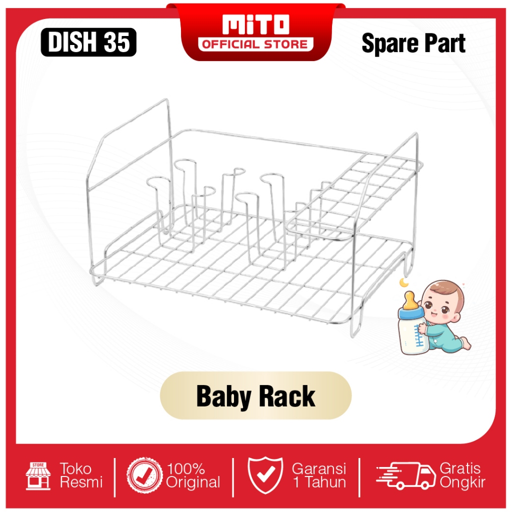 SPARE PART MITO Baby Rack Dish Dryer - DISH35