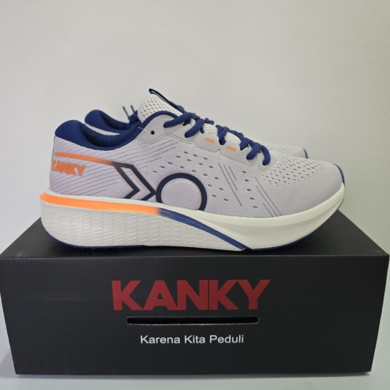 Sepatu Running Kanky Dr Tirta Story Kaze Blue Grey