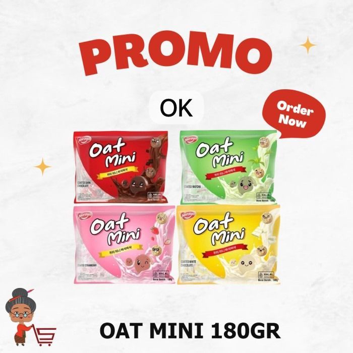 

OK9229 Naraya Oat Mini Biskut 80gr / Kue Kering / Pia Cookies Nastar Enak Import