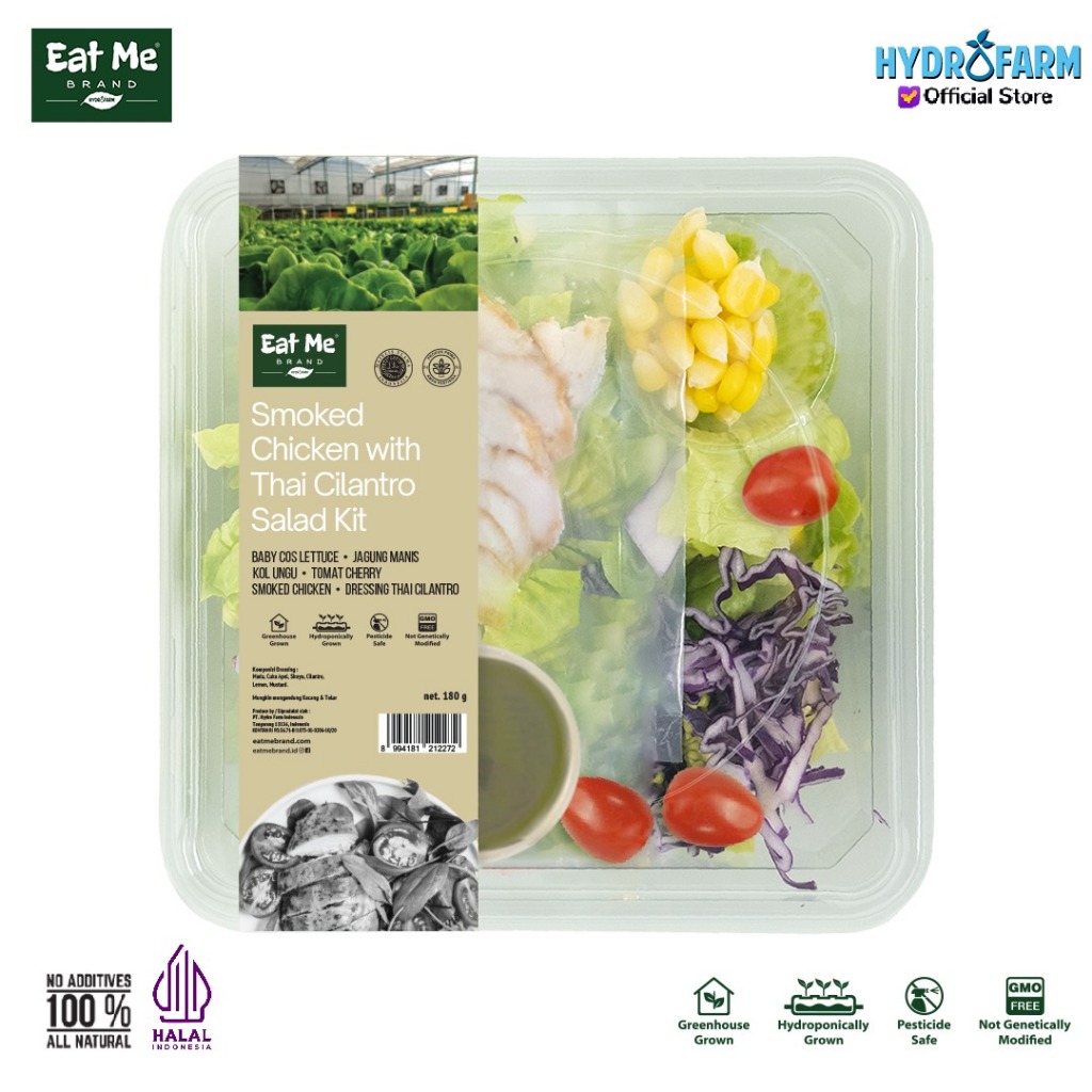 

Eat Me Brand - Salad Kit Smoked Chicken With Thai Cilantro
