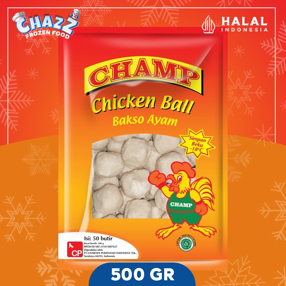 

Champ Chic Ball Bakso Ayam 500gr