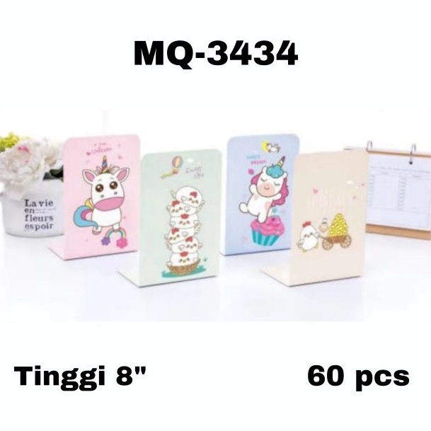 

Hemat GG Book End seri MQ B Pembatas Buku Besi Penyangga BukuSandaran Buku