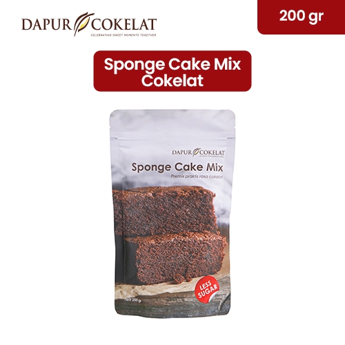 

DAPUR COKELAT - Sponge Cake Mix Chocolate 200 gram | Premix untuk Membuat Bolu Cokelat