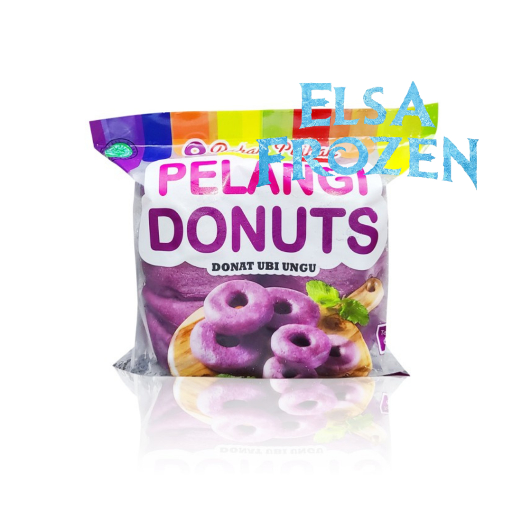 

DONUTS PELANGI UBI UNGU BESAR ISI 10 PCS / DONAT FROZEN FOOD