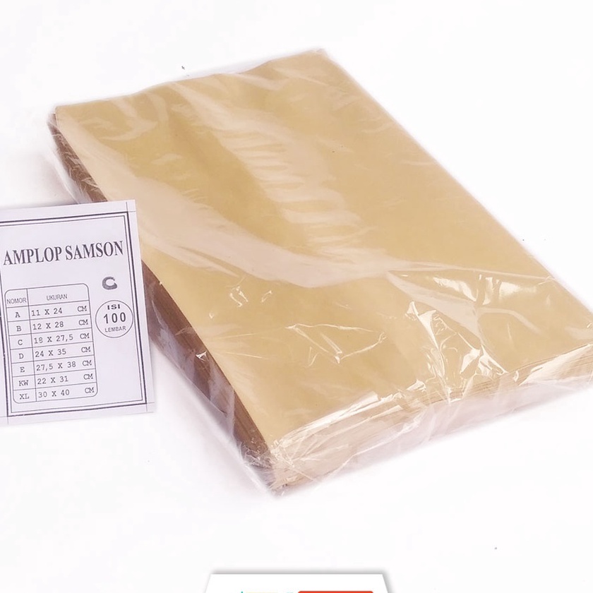

Terkini Amplop Coklat Samson Guanaco C 12 Folio isi 1 Buah