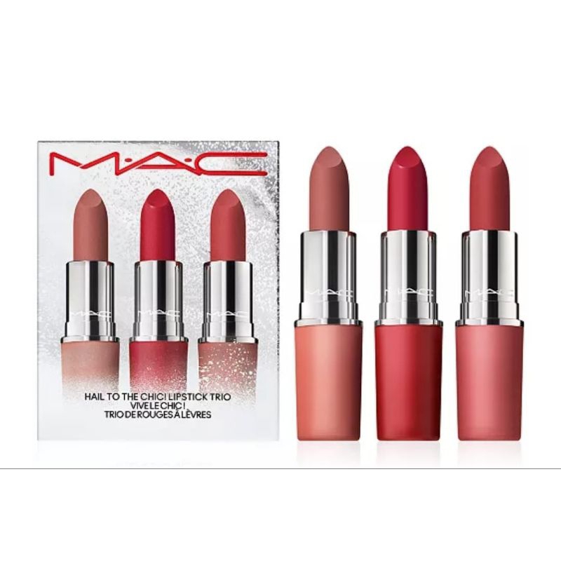 MAC Lipstick Gift Set 3 pieces