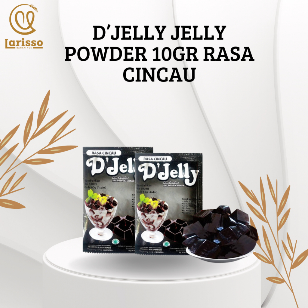 FORISA D'JELLY JELLY POWDER 10GR RASA CINCAU