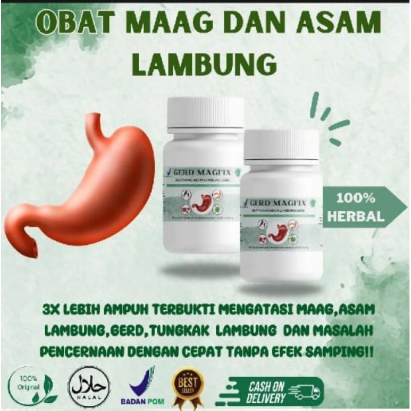 Obat maag dan asam lambung Gerd magfix 3x lebih ampuh terbukti mengatasi maag asam dan asam lambung