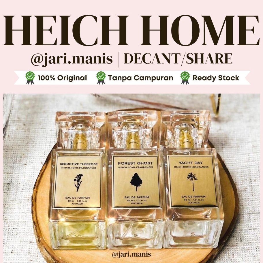 PROMO TERMURAH decant share Heich Home Brazilian summer Forest Ghost tuberose yes to heaven tester p