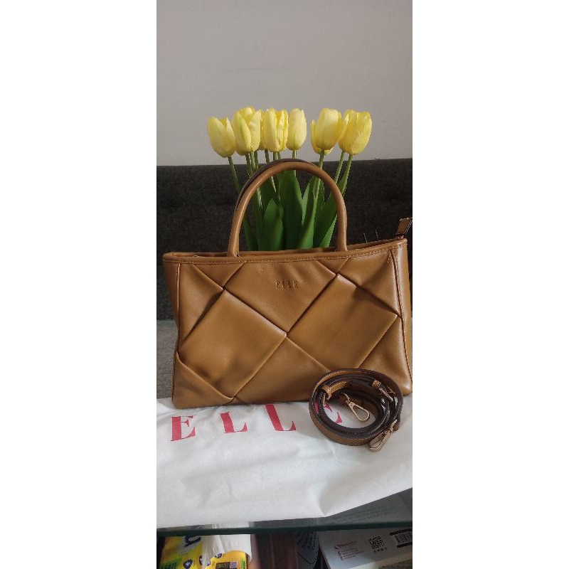 tas wanita tote medium tas wanita slempang tas wanita kantoran original elle