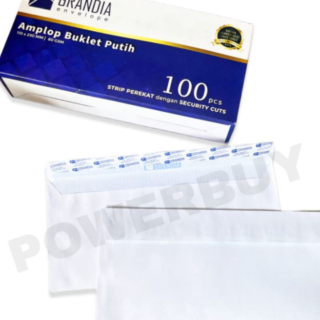 

FG2 1 Pcs Amplop Putih Grandia 9 Ukuran 11 x 23 MM Booklet 8 Gsm EnvelopeAmplop Undangan PutihAmplop Kondangan