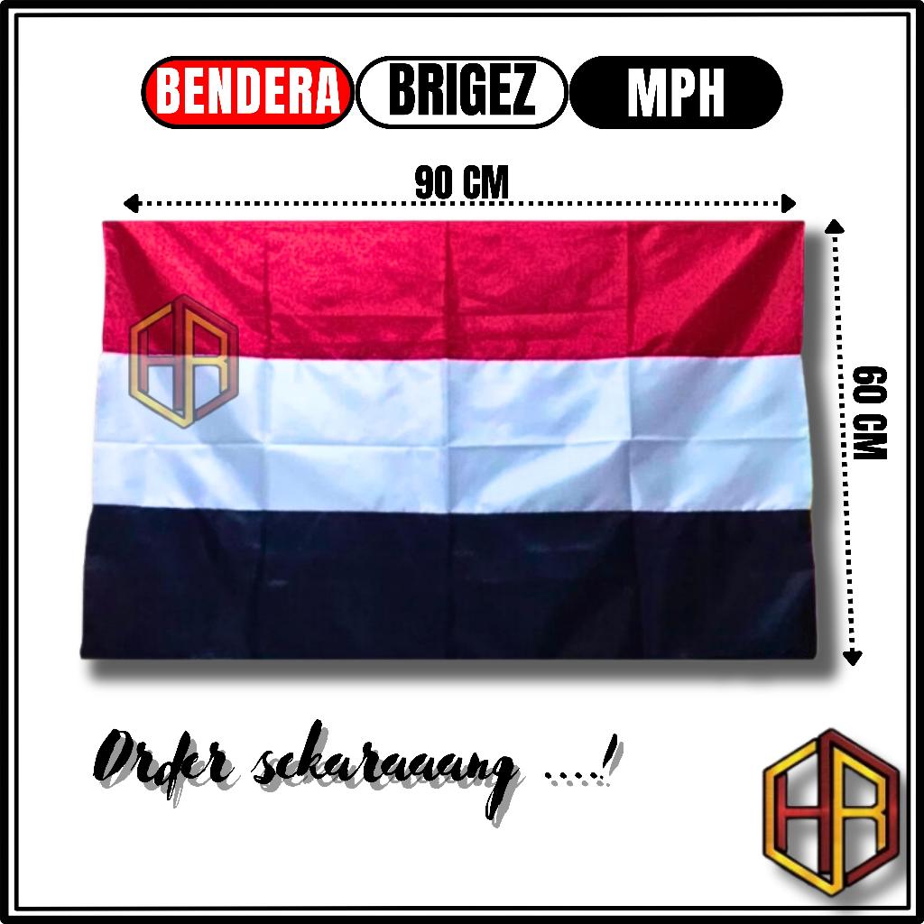 20pcs Bendera Brigez mph polister peles Gread A(150cm)