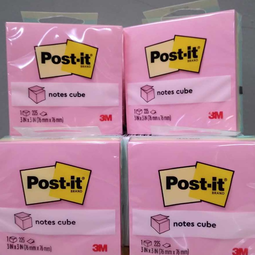

Terkini 3M post it Notes Cube 6541 Pastel Cube