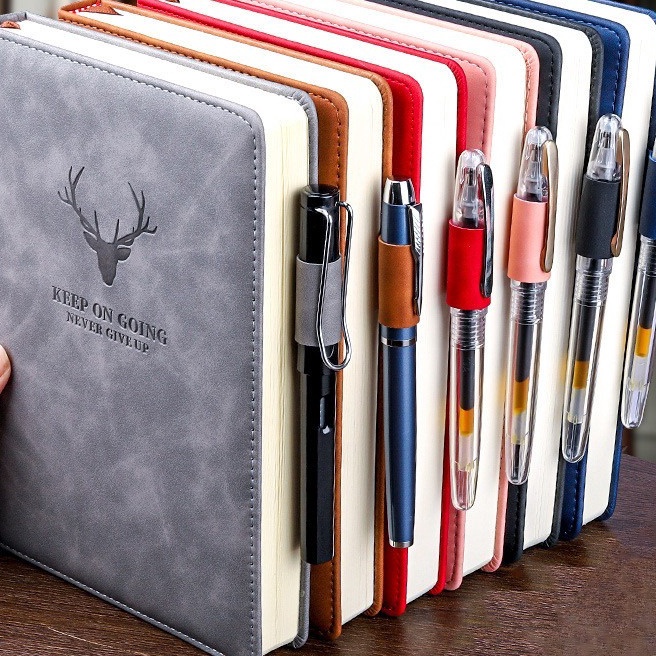 

berkualitas buku notebook notepad agenda Agenda Catatan Kerja Meeting Planner NoteBook Notepad Diary Binder Cover Kulit A5 Notebook A5 Buku Catatan Kerja Notebooks Cover Kulit Jurnal Tebal