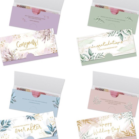 

murah 2in1 Amplop Kartu Cardvelope Wedding Harvest Eternal Wedding