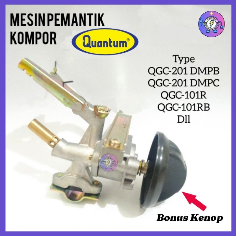 Gas valve/mesin kompor Quantum/ Pemantik Kompor Gas Quantum