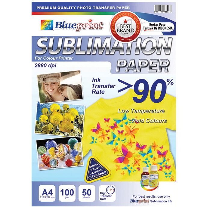 

KP8 Blueprint Sublimation Paper Kes Sublim A4