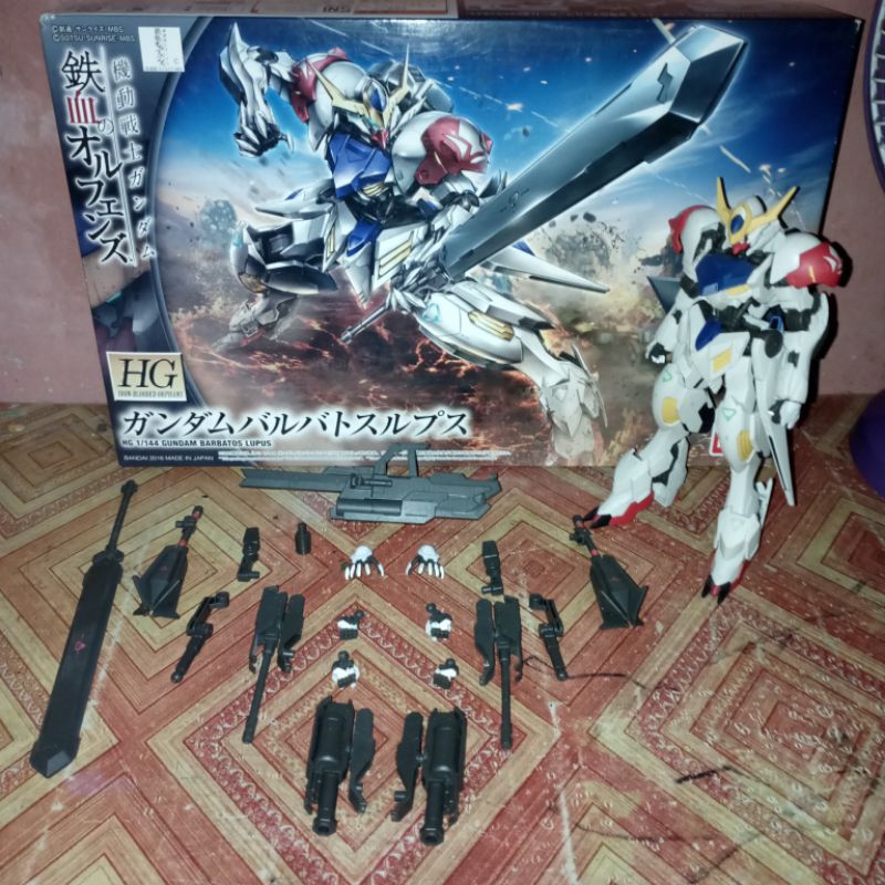 Gundam barbatos lupus full option set 1/144 HGIBO bandai