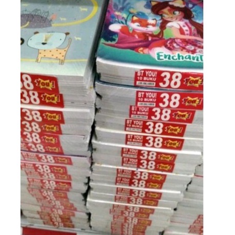 

FG2 Buku Tulis You 38 Lembar 1 pa k isi 1 Buku