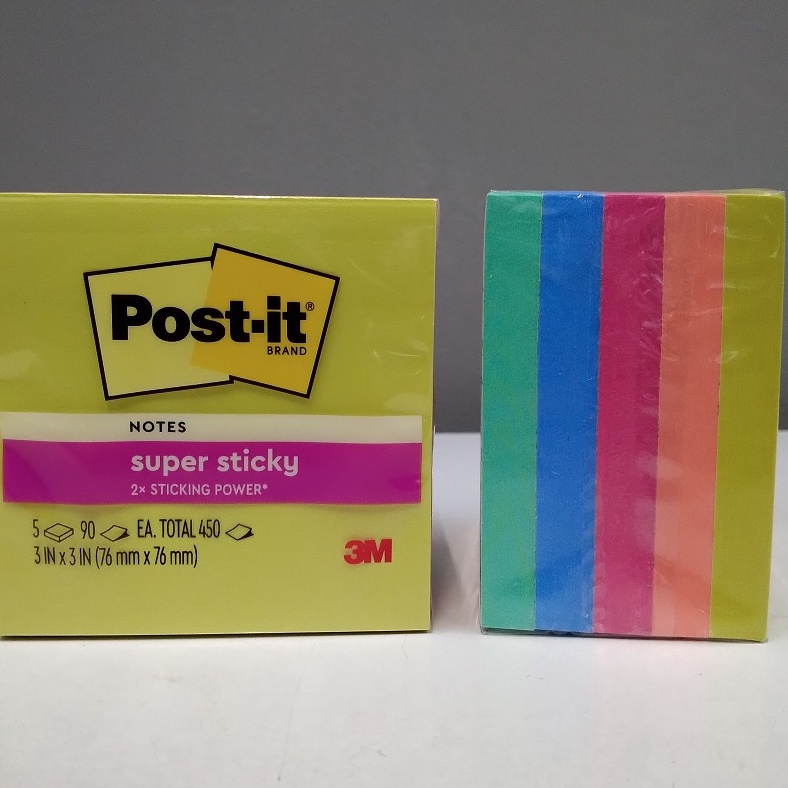 

Bonus 3M Post It Sticky Notes 6545SSJOY 3 inch x 3 inch