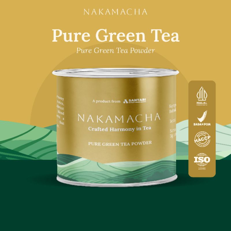 

Nakamacha Pure Ceremonial Grade Matcha 100% Japan Origin Green Tea