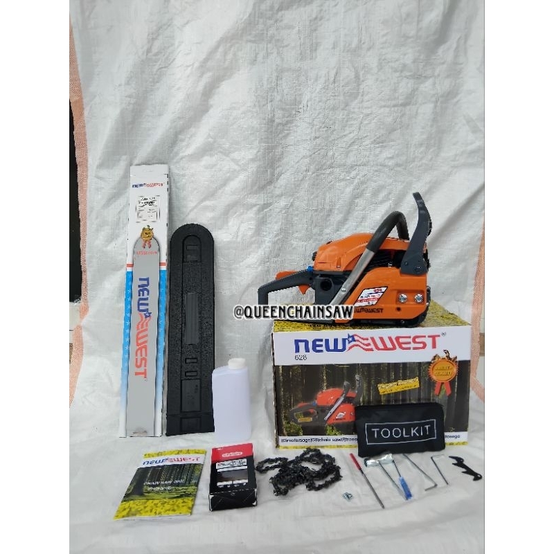 CHAINSAW 628 22 INCH NEW WEST / GERGAJI MESIN POTONG KAYU 628 NEW WEST