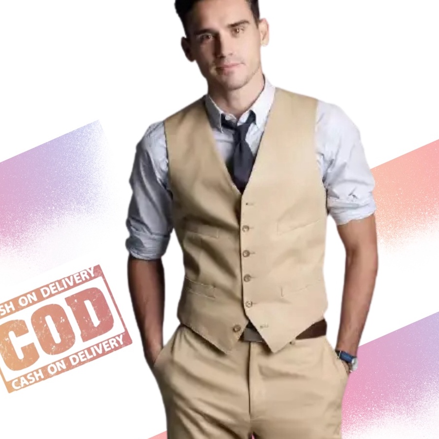TERMURAH Rompi Vest Formal Dalaman Jas Wedding Pria