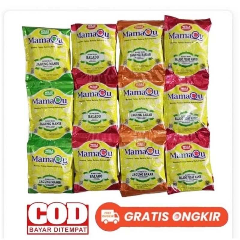 

Mamaqu Bumbu Tabur Kentang, snack all Varian