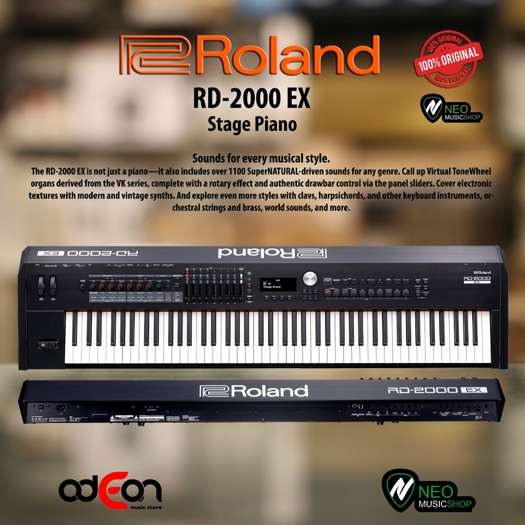ROLAND RD2000EX RD2000-EX STAGE PIANO