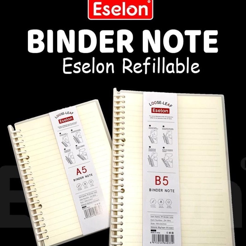 

Gila ESJKT Binder Note Spiral Ring ESELON Binder Note A52516 B51816 8LBR
