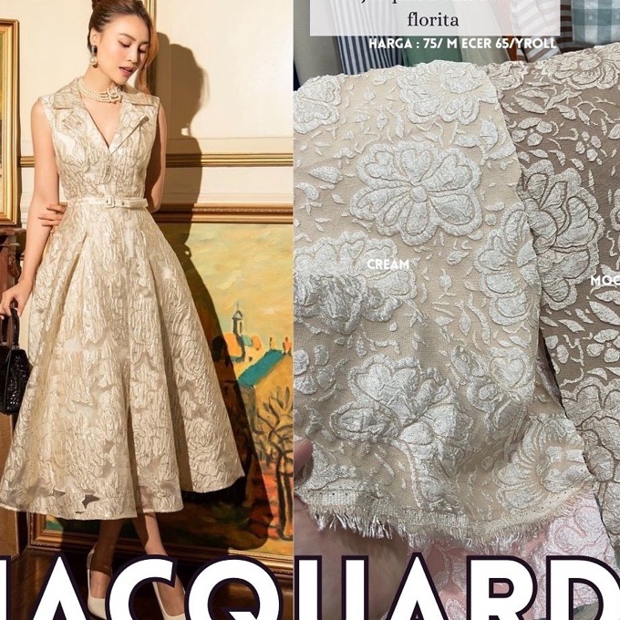 

HJ6 Jacquard emboss florita