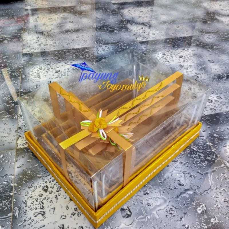 parsel nikah lengkap/ kotak hantaran /seserahan mika 1 set isi 4 Pcs