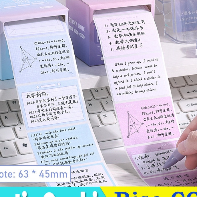 

Diskon Pullout Gradien kreatif Sticky Notes Simple Memopad Sticky Notes Kes Memo Tempel M