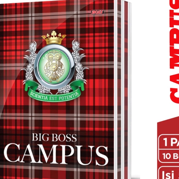 

HJ6 BUKU TULIS CAMPUS 5 LEMBAR BOXY 1pc BUKU TULIS BOSS