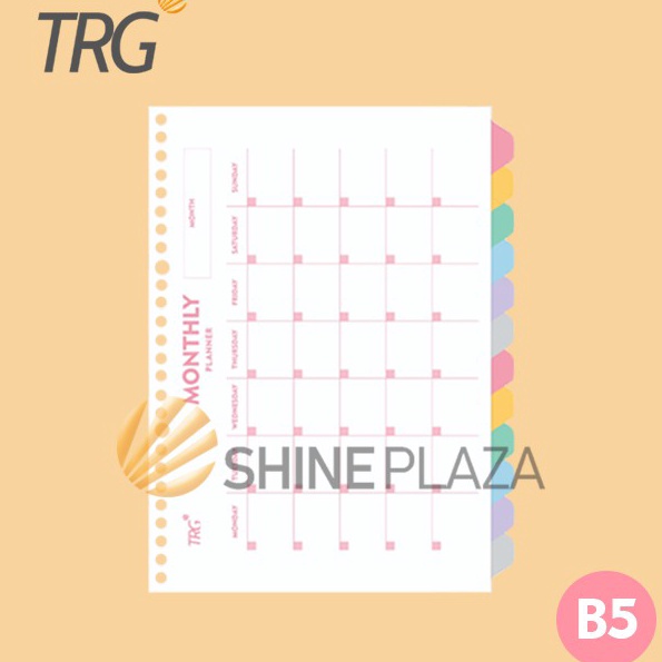 

Terbaik Pembatas Binder Loose Leaf B5 TRG 26 Holes 12 Tab Monthly Planner To Do List Divider Paper