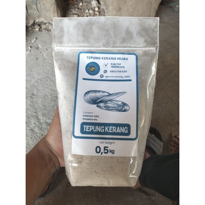 

Tepung kerang hijau 100% murni