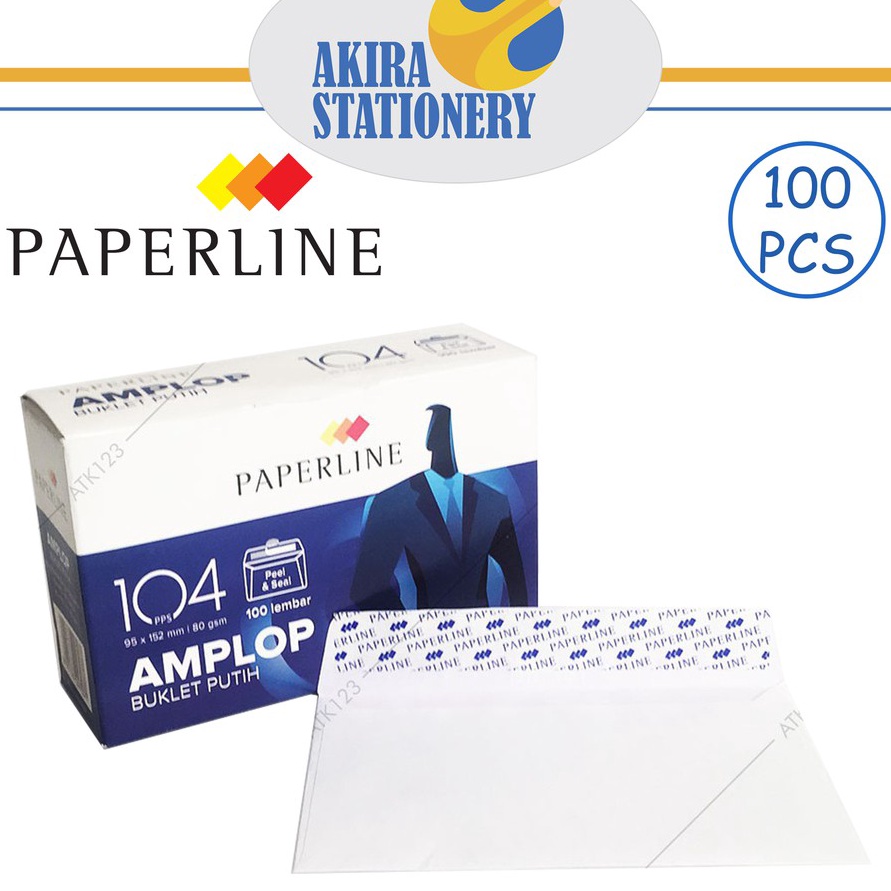 

Kilat AMPLOP PUTIH PAPERLINE PPS 14 95 MM X 152 MM 1 PCS