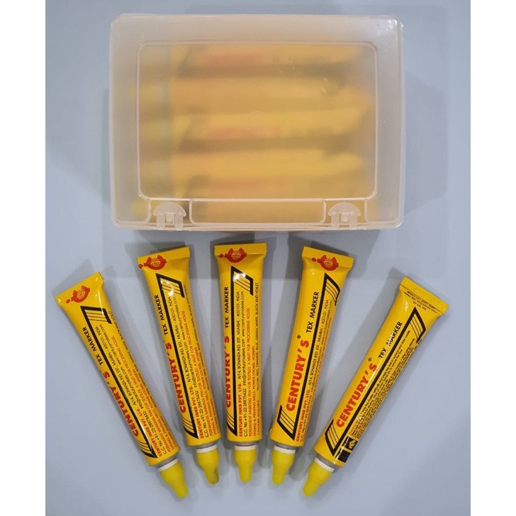 

FLAS SALE MARKPEN CENTURY TEX MARKER TEXTILE MARKER YELLOW