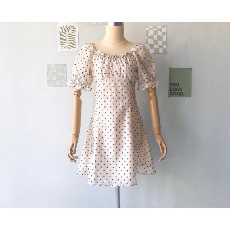 midi dress (dress nadin amizah) dress aesthetic