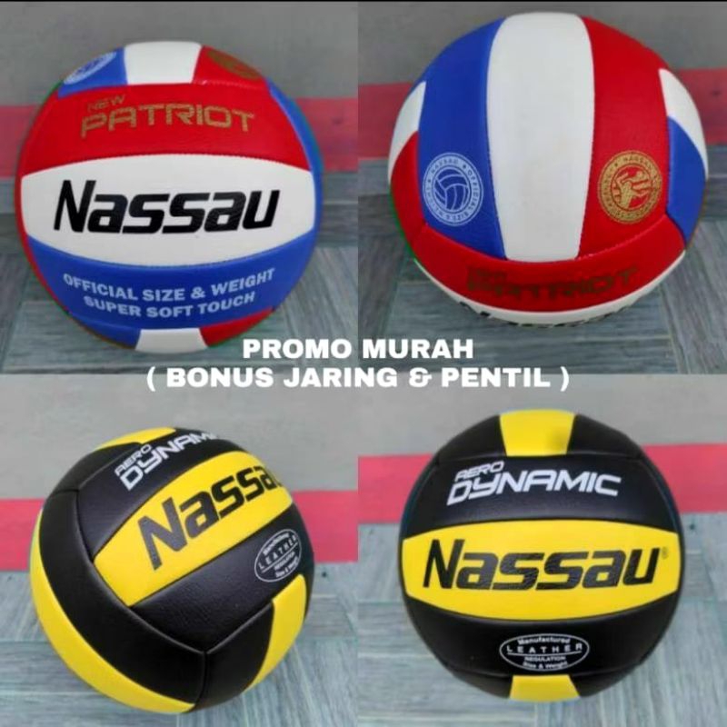 Bola Volly / Volly Nassau Size 5 Jahit Mesin
