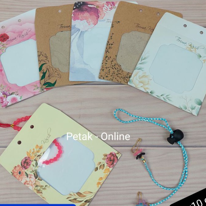 

FG2 5 Pcs Amplop Kemasan Souvenir Gelang Tasbih dll