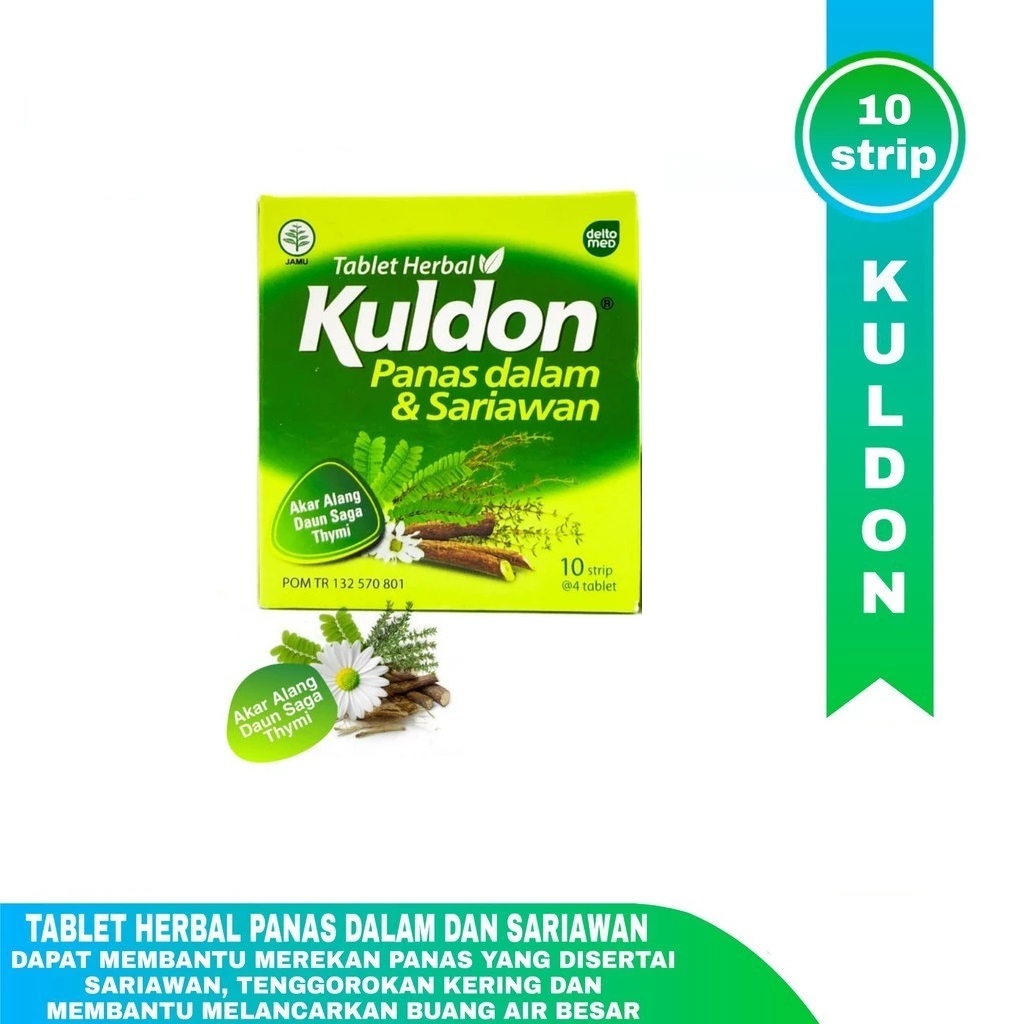 

Kuldon Tablet Herbal Panas Dalam dan Sariawan per BOK