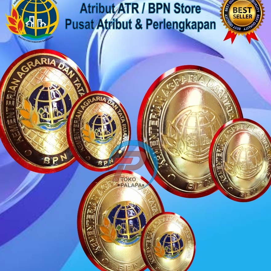 Potongan PIN KEMENTERIAN ATRBPN OVAL