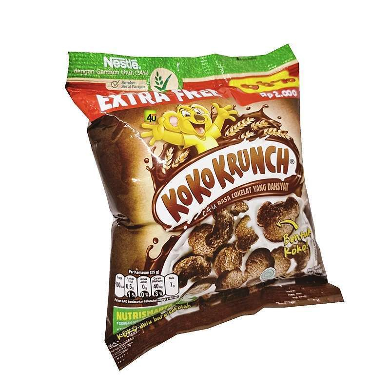 

Sereal Koko Crunch Rencengan 10 Sachet