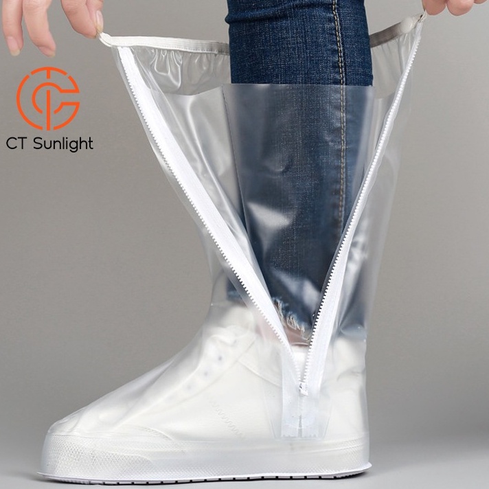 Sarung Cover Sepatu Boot Hujan Anti Air Anti Slip Sarung Sepatu Anti Air Waterproof Cover Sepatu Pel