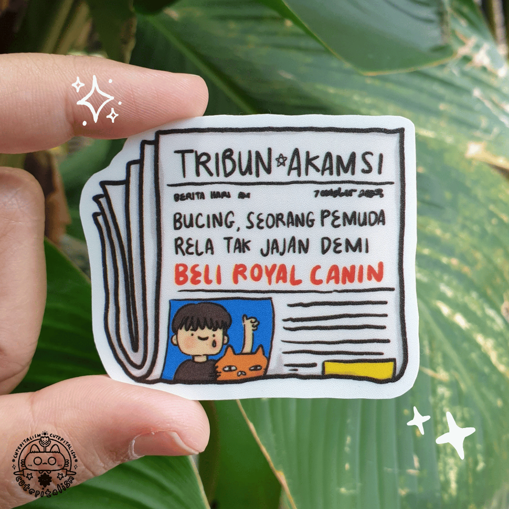 

Tribun Akamsi | Vinyl Sticker | Cutepitalism