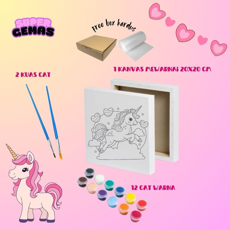 

Kanvas Sketsa by New Bossy Rubby ( Paket lengkap Kanvas Sketsa tebal dengan 12 cat warna)