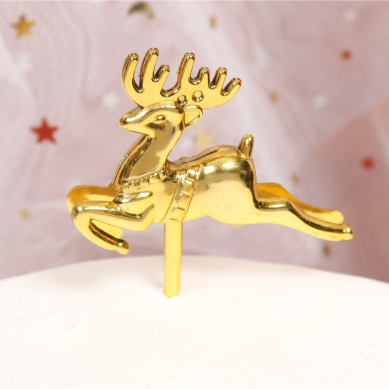 

topper cake rusa hiasan kue natal dekorasi ornamen aksesoris christmas